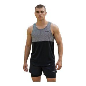 RAWGEAR Dri-Fit Tank Top~Size Small~Black/White Geometric Bradley Martyn L6 18